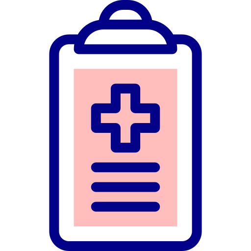 historial médico icono gratis