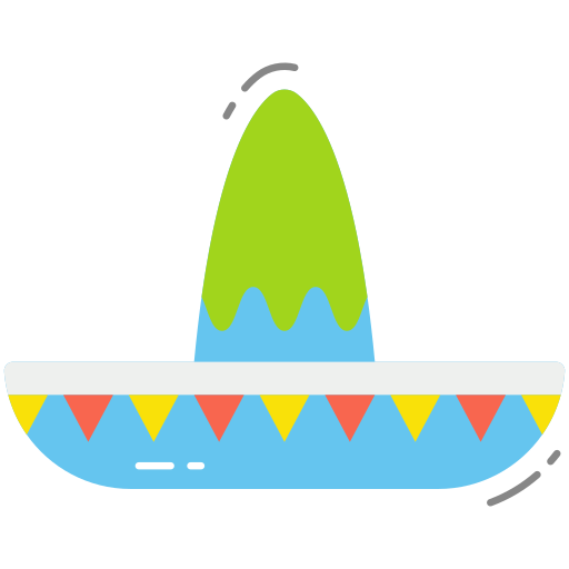 sombrero mexicano icono gratis