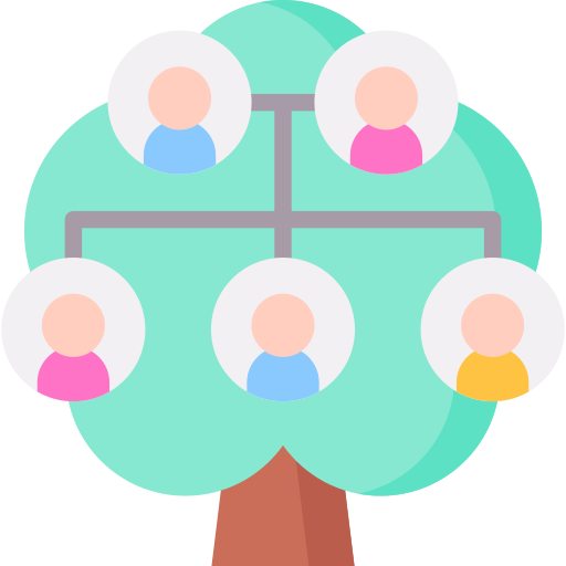 Árbol de familia icono gratis