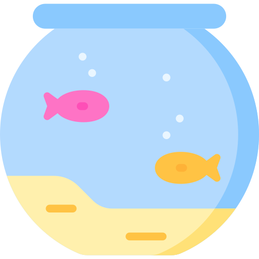 bocal à poissons Icône gratuit