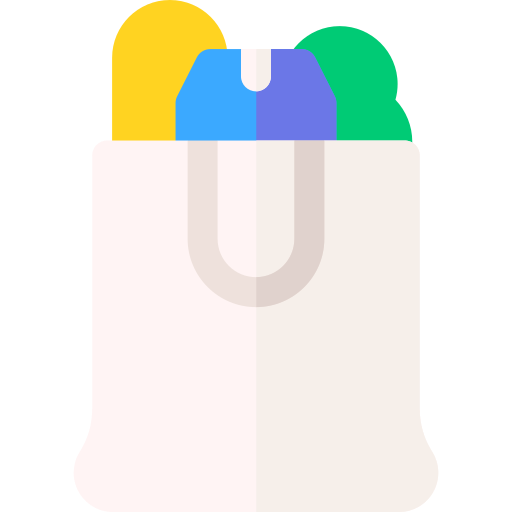 bolsa de compras grátis ícone