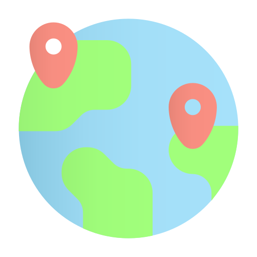 World Generic Flat Gradient icon