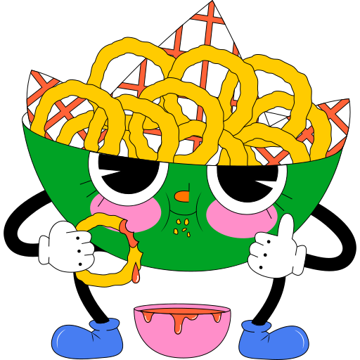 rondelles d'oignon gratuit sticker rondelles d'oignon gratuit sticker
