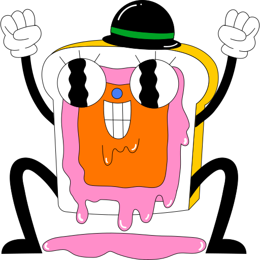 Pop tart free sticker