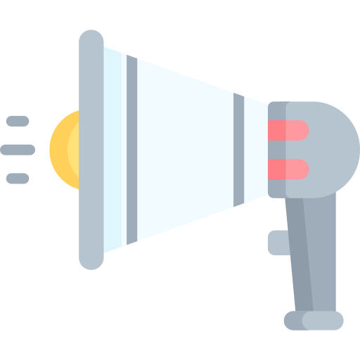 Megaphone Special Flat icon