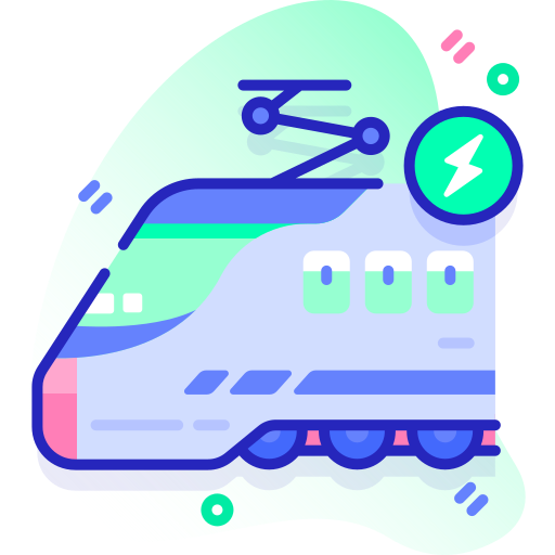 tren electrico icono gratis