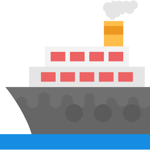 Boat Flat Color Flat icon