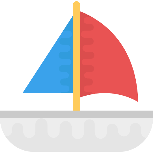 Boat Flat Color Flat icon