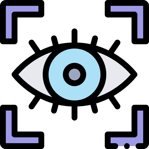 escáner ocular icono gratis