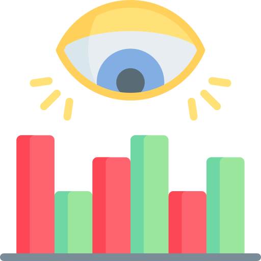 visualización de datos icono gratis