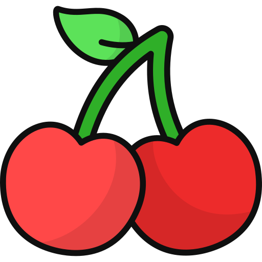 Cherries Generic Outline Color icon