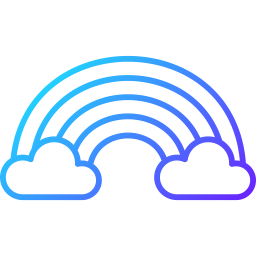arc-en-ciel Icône gratuit