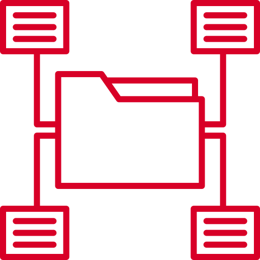 clasificación de datos icono gratis