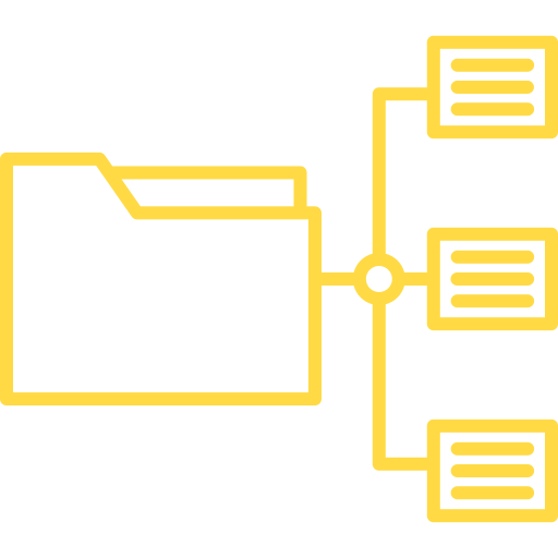 clasificación de datos icono gratis