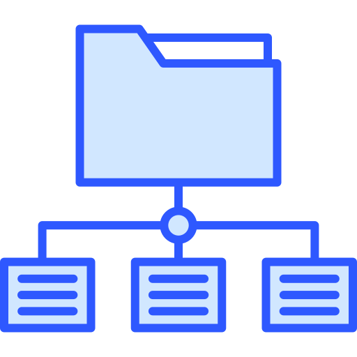 clasificación de datos icono gratis