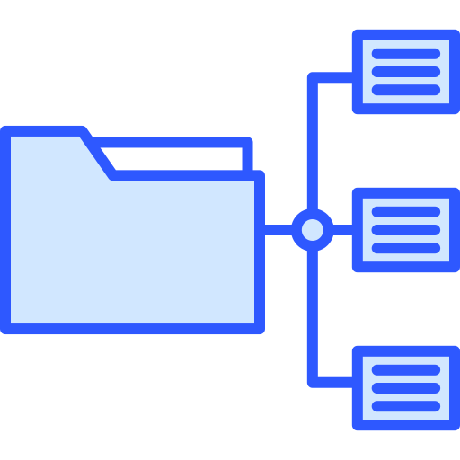 clasificación de datos icono gratis