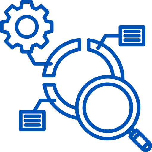 análisis de los datos icono gratis