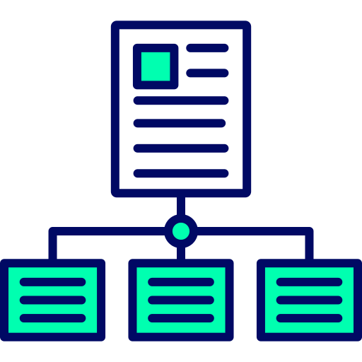 modelado de datos icono gratis