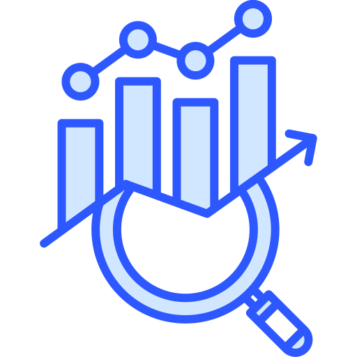 Analytic Generic Blue Icon