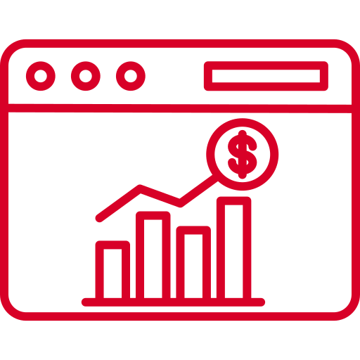 gráfico de barras icono gratis