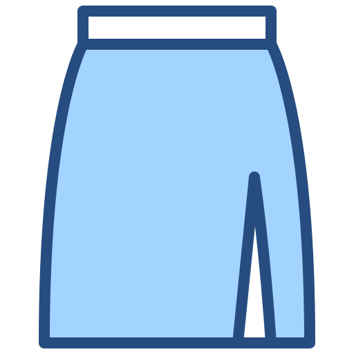 Skirt Generic Blue icon