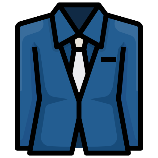 Wedding Vest Blue Icon PNG & SVG Design For T-Shirts