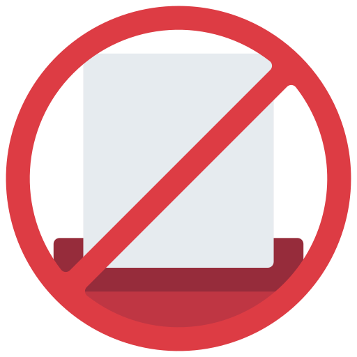 signe interdit Icône gratuit