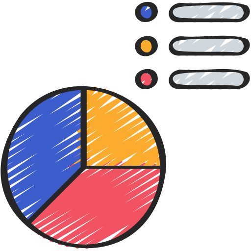 gráfico circular icono gratis