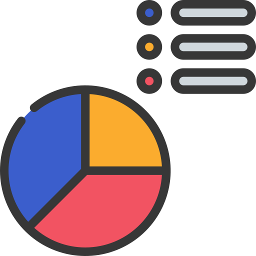 gráfico circular icono gratis