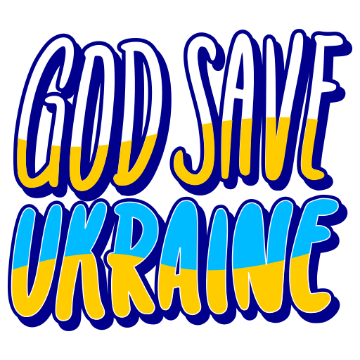 pray for ukraine gratis sticker