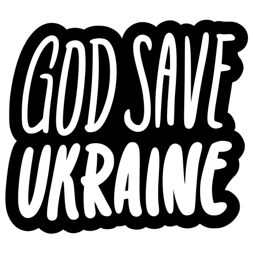 pray for ukraine gratis sticker