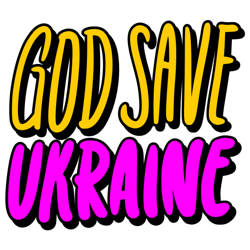 pray for ukraine gratis sticker