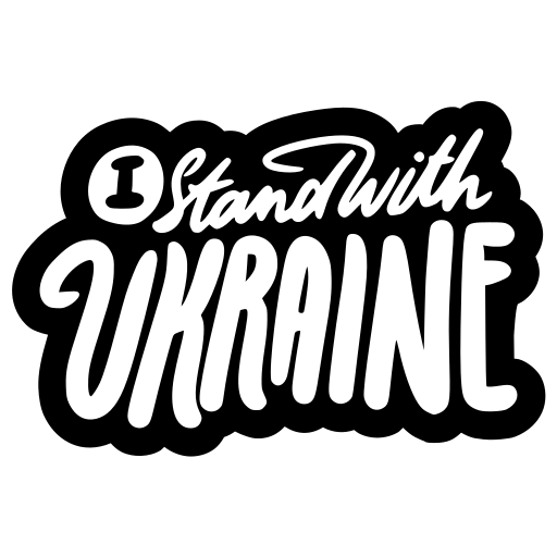 pray for ukraine gratis sticker