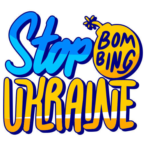 pray for ukraine gratis sticker