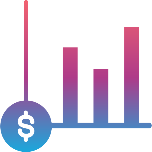 gráfico de barras icono gratis