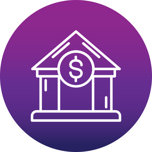 Bank Generic Flat Gradient icon