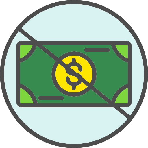 pas d'argent Icône gratuit pas d'argent Icône gratuit