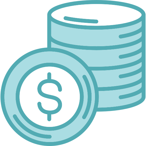 monedas icono gratis