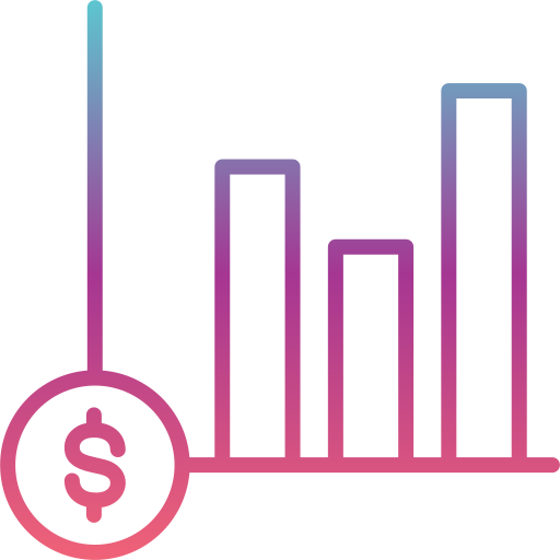 gráfico de barras icono gratis