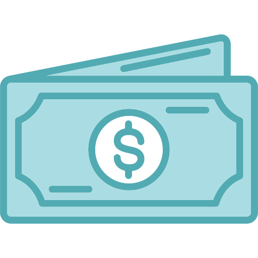 Cash Generic Blue icon