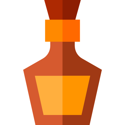 Whiskey Basic Straight Flat icon