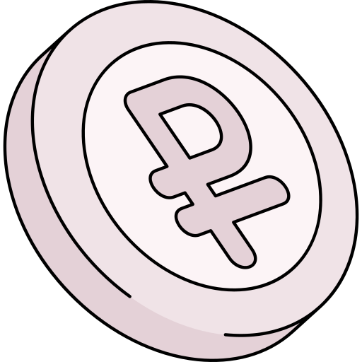 Ruble free icon