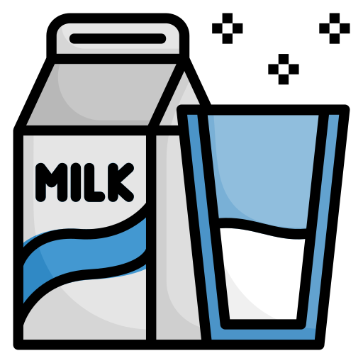 Milk free icon Milk free icon