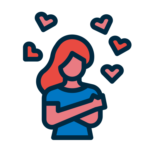 amor propio icono gratis