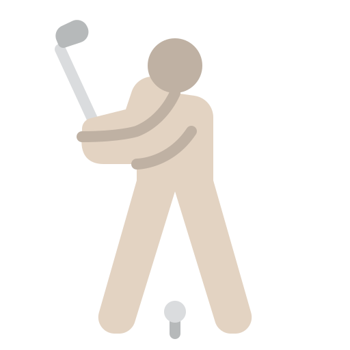 jugador de golf icono gratis