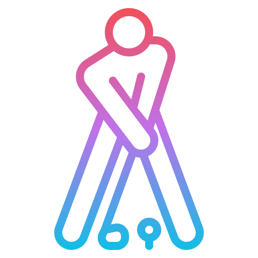 jugador de golf icono gratis