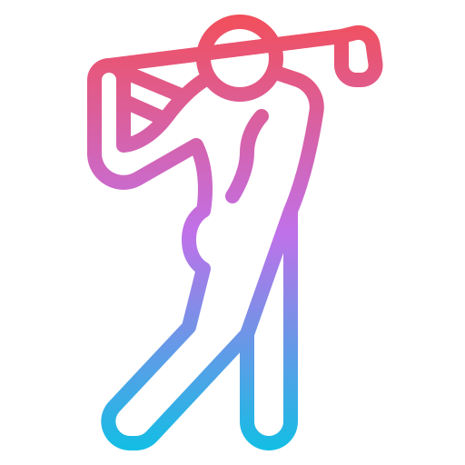 jugador de golf icono gratis