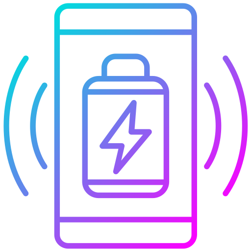 cargador inalámbrico icono gratis