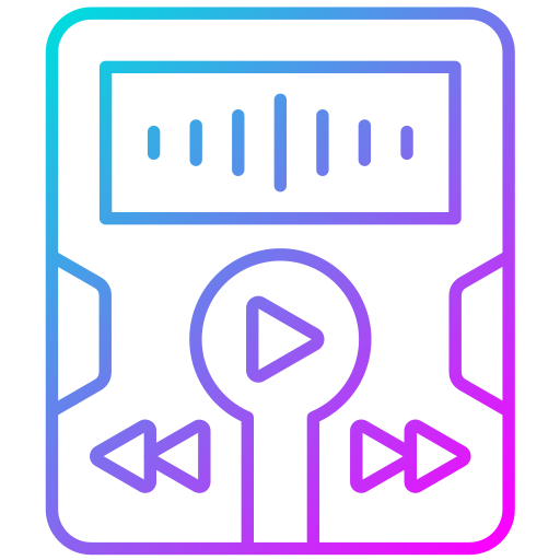 reproductor de música icono gratis