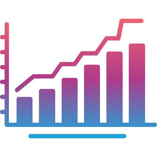 Diagram Generic Flat Gradient icon